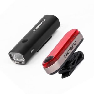EMotorad Lumous Light Combo | Waterproof Bicycle Front and Rear Headlights
